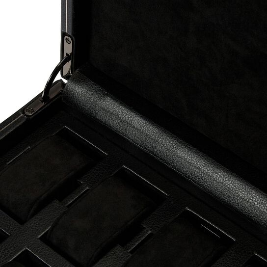 WOLF British Racing Black 10 Piece Watch Case Close Up image number 3